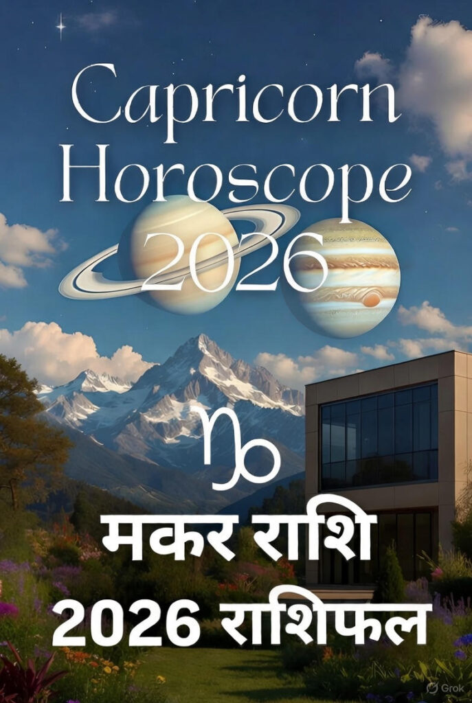 मकर राशि 2026 राशिफल – शानदार सफलता और स्थिर उन्नति का वर्ष